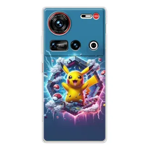 Чехол с Пикачу на ZTE Nubia Z70 Ultra (Лого Пикачу)