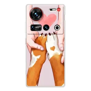 Чехлы с собаками для ZTE Nubia Z70 Ultra (VPrint) (Любовь к собакам)