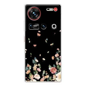 Чехол для 傳說 ZTE Nubia Z70 Ultra - с принтом (Дизайнерские) (AlphaPrint) (Маленькие цветы)