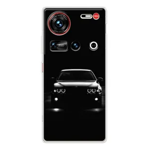 Чехол для 傳說 ZTE Nubia Z70 Ultra - с принтом БМВ (AlphaPrint) (Машина BMW)