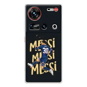 Чехлы для ZTE Nubia Z70 Ultra (Leo чемпион) (AlphaPrint) (Messi ПСЖ)
