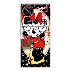 Чехол Disney Mouse ZTE Nubia Z70 Ultra (PREMIUMPrint) (Минни peace)