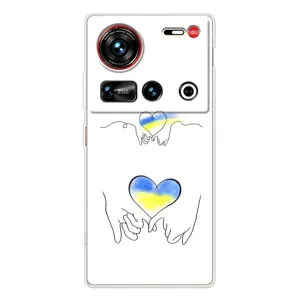 Чохол для Патріота України ZTE Nubia Z70 Ultra - (AlphaPrint) (Мир Україні)