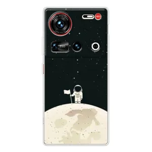Космические Чехлы для 傳說 ZTE Nubia Z70 Ultra (VPrint) (На луне)