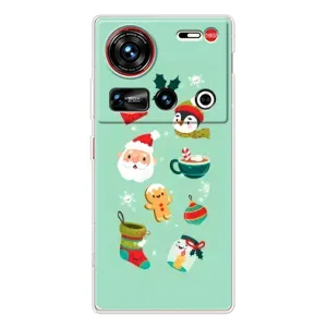 Новогодние Чехлы для 傳說 ZTE Nubia Z70 Ultra (VPrint) (Настроение НГ)