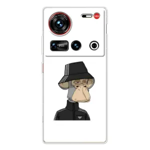 Чехлы с Обезьянами NFT для ZTE Nubia Z70 Ultra (AlphaPrint) (обезьяна NFT Adidas)