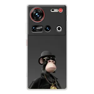 Чехлы с Обезьянами NFT для ZTE Nubia Z70 Ultra (AlphaPrint) (Обезьяна NFT)