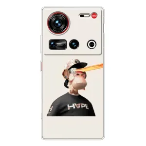 Чехлы с Обезьянами NFT для ZTE Nubia Z70 Ultra (AlphaPrint) (обезьяна NFT в очках)
