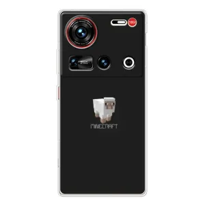 Чехол Майнкрафт на ZTE Nubia Z70 Ultra (AlphaPrint) Minecraft (Овечка Майнкрафт)