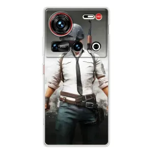 Чехол PUBG для 傳說 ZTE Nubia Z70 Ultra (AlphaPrint) (Пабг мен)
