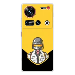 Чехол PUBG для 傳說 ZTE Nubia Z70 Ultra (AlphaPrint) (Пабг в шлеме)