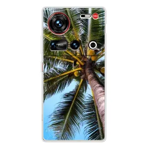 Силиконовый чехол с КАРТИНКАМИ лето для ZTE Nubia Z70 Ultra (AlphaPrint) (Пальма)