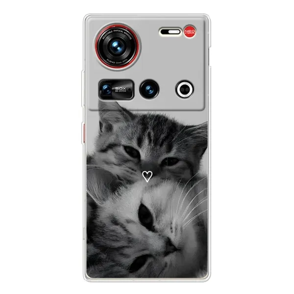 Чехол с принтом «Пара котов» для ZTE Nubia Z70 Ultra Чехол с принтом «Пара котов» для ZTE Nubia Z70 Ultra