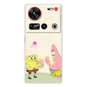 Чехол Губка Боб для 傳說 ZTE Nubia Z70 Ultra (Патрик и Боб)