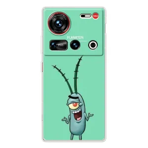 Чехол Губка Боб для 傳說 ZTE Nubia Z70 Ultra (Персонаж Планктон)