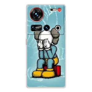 Чехлы для ZTE Nubia Z70 Ultra - Bearbrick Louis Vuitton (PREMIUMPrint) (Плач Bearbrick)