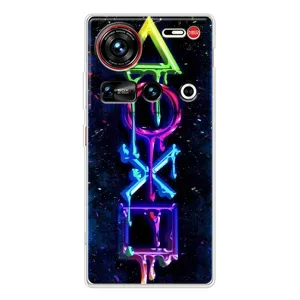 Чехлы с тематикой Киберспорт для ZTE Nubia Z70 Ultra (VPrint) (Pleystation лого)
