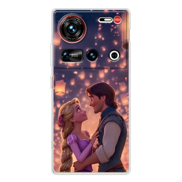 Чехол с принтом «Принцесса и принц» для ZTE Nubia Z70 Ultra