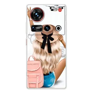 Чехол с печатью для ZTE Nubia Z70 Ultra - (Мода) (AlphaPrint) (Путешествие)