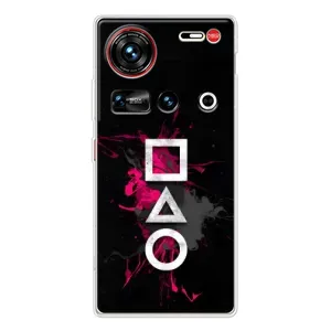 Чехол Гра в кальмара для ZTE Nubia Z70 Ultra (Символы Игра кальмара)
