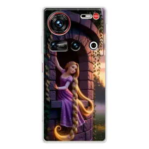 Чехол Рапунцель для ZTE Nubia Z70 Ultra (Рапунцель на башне)