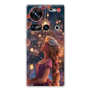 Чехол Рапунцель для ZTE Nubia Z70 Ultra (Рапунцель фонарики)