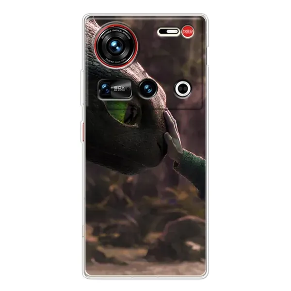 Чохол з принтом «Сцена з драконом» для ZTE Nubia Z70 Ultra