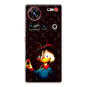 Чехлы для ZTE Nubia Z70 Ultra - Скрудж МакДак Louis Vuitton (PREMIUMPrint) (Скрудж с бриллиантом)