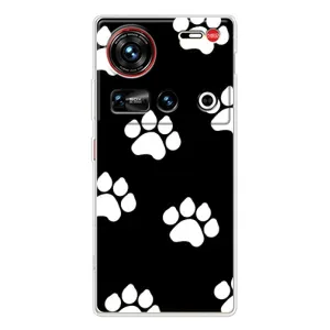 Чехлы с собаками для ZTE Nubia Z70 Ultra (VPrint) (Следы собаки)