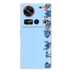 Чехол с принтом Стич на ZTE Nubia Z70 Ultra (Стич фон)
