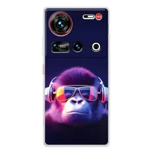Чехол с Обезьянами ZTE Nubia Z70 Ultra - (AlphaPrint) (Стильная обезьяна)