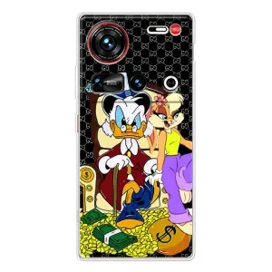 Чехлы для ZTE Nubia Z70 Ultra - Скрудж МакДак Louis Vuitton (PREMIUMPrint) (Стильная Утка)