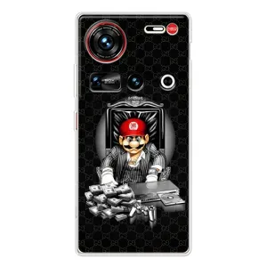 Чехлы с крутыми принтами для ZTE Nubia Z70 Ultra - (PREMIUMPrint) (Супер Марио)