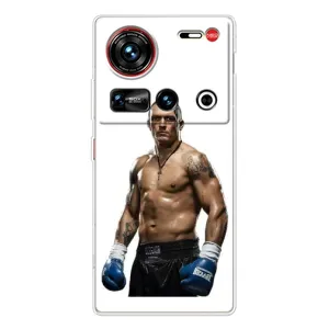 Чехол с картинкой Александр Усик для ZTE Nubia Z70 Ultra (Усик на белом)