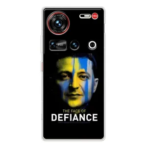 Чехол для ZTE Nubia Z70 Ultra (AlphaPrint - с принтом Зеленского) (В. Зеленский)