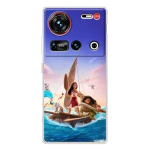 Чехол с мультфильмом Моана ZTE Nubia Z70 Ultra (Команда Ваяна Мауи)