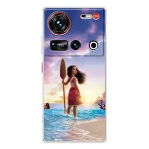 Чехол с мультфильмом Моана ZTE Nubia Z70 Ultra (Моана с веслом)