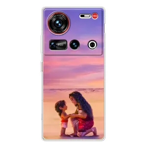 Чехол с мультфильмом Моана ZTE Nubia Z70 Ultra (Маленькая Ваяна)