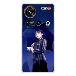 Силіконовий чохол з картинкою для ZTE Nubia Z70 Ultra (Венсдей)