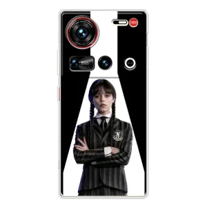 Чехлы Венсдей на ZTE Nubia Z70 Ultra Уэнсдей (AlphaPrint) (W-Wednesday)