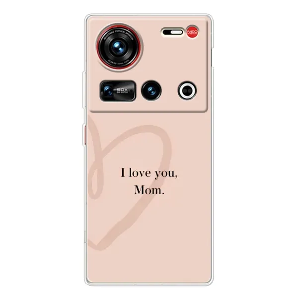 Чехол с принтом «Сердце маме» для ZTE Nubia Z70 Ultra Чехол с принтом «Сердце маме» для ZTE Nubia Z70 Ultra