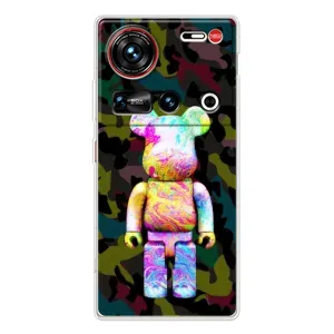 Чехлы для ZTE Nubia Z70 Ultra - Bearbrick Louis Vuitton (PREMIUMPrint) (Яркий Bearbrick)