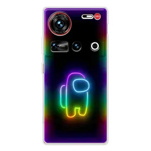 Чехол Амонг Ас для ZTE Nubia Z70 Ultra (AlphaPrint) (Яркий скин)