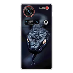 Чохол з картинкою 'Хижаки' для ZTE Nubia Z70 Ultra (Чорна змія)