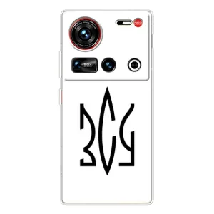 Чехлы для ZTE Nubia Z70 Ultra  Укр. Символика (AlphaPrint) (ЗСУ герб)