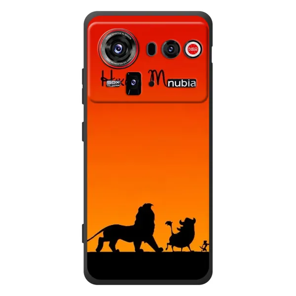 Чехол с принтом «Акуна Матата закат» для ZTE nubia Z80 Ultra