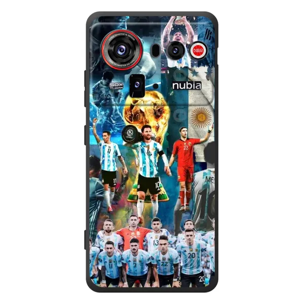 Чохол з принтом «Аргентина Мессі» для ZTE nubia Z80 Ultra