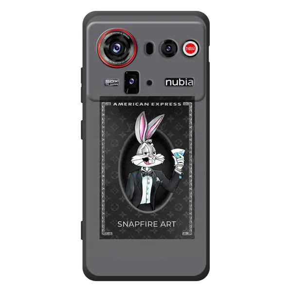 Чехол с принтом «Бакс Бани LV» для ZTE nubia Z80 Ultra