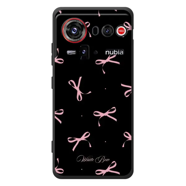 Чохол з принтом «Банти на чорному» для ZTE nubia Z80 Ultra Чохол з принтом «Банти на чорному» для ZTE nubia Z80 Ultra