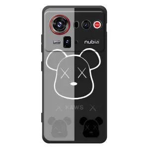 Чехлы для ZTE nubia Z80 Ultra - Bearbrick Louis Vuitton (PREMIUMPrint) (БеарБрик глаза)